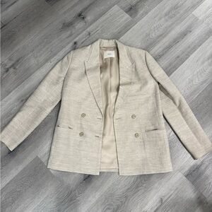 Aritzia Wilfred Linen Blazer - size 2